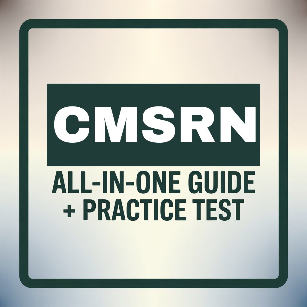 CMSRN Study Guide: All-In-One Guide + 4 Exam Practice Test (1200 Questions), Latest for Certified Medical Surgical Registered Nurse (CMSRN), OrganizationName AMSN